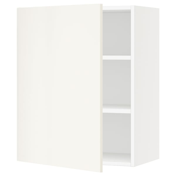 SEKTION Armoire murale, blanc/Veddinge blanc, 24x15x30 "