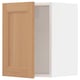 SEKTION Armoire murale, blanc/Vedhamn chêne, 15x15x20 "