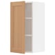 SEKTION Armoire murale, blanc/Vedhamn chêne, 15x15x30 "