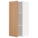 SEKTION Armoire murale, blanc/Vedhamn chêne, 18x15x40 "