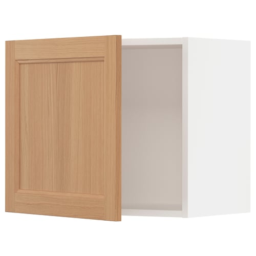 SEKTION Armoire murale, blanc/Vedhamn chêne, 24x15x20 "