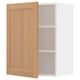 SEKTION Armoire murale, blanc/Vedhamn chêne, 24x15x30 "