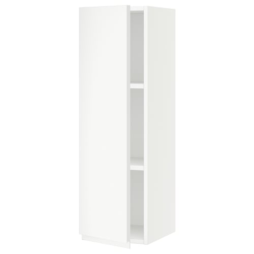 SEKTION Armoire murale, blanc/Voxtorp blanc mat, 12x15x40 "