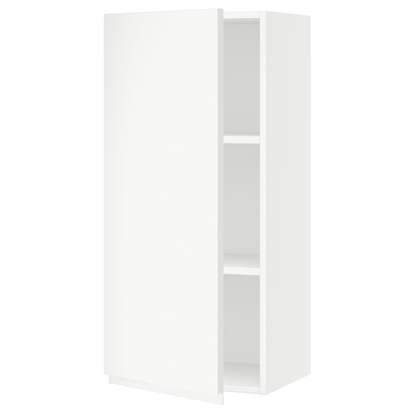 SEKTION Armoire murale, blanc/Voxtorp blanc mat, 18x15x40 "