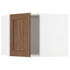 SEKTION Armoire murale d'angle, blanc Enköping/brun effet noyer, 26x15x20 "