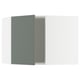 SEKTION Armoire murale d'angle, blanc/Nickebo gris -vert mat, 26x15x20 "
