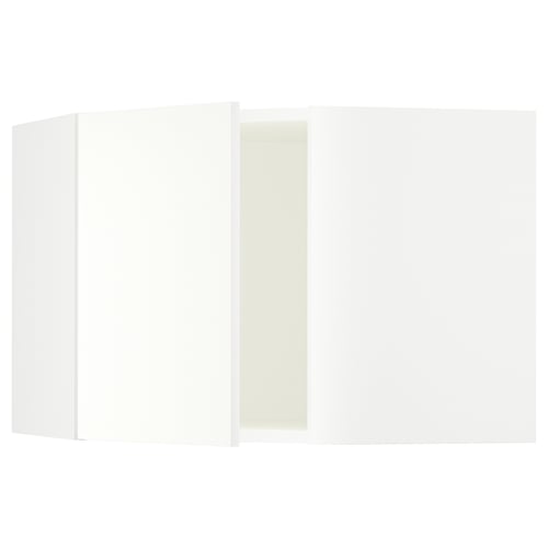 SEKTION Armoire murale d'angle, blanc/Vallstena blanc, 26x15x20 "
