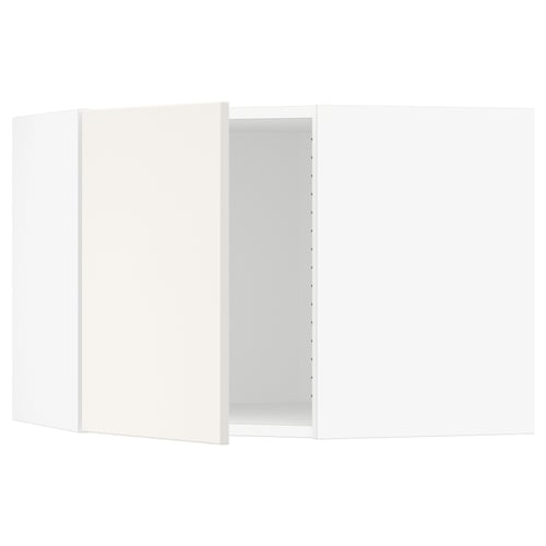 SEKTION Armoire murale d'angle, blanc/Veddinge blanc, 26x15x20 "