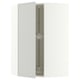 SEKTION Armoire murale d'angle+rgt pivot, blanc/Aspudden gris clair, 26x15x40 "