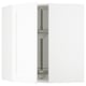 SEKTION Armoire murale d'angle+rgt pivot, blanc Enköping/blanc effet bois, 26x15x30 "