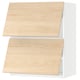 SEKTION Armoire murale horiz+2ptes, blanc/Askersund effet frêne clair, 24x15x30 "
