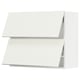 SEKTION Armoire murale horiz+2ptes, blanc/Vallstena blanc, 36x15x30 "