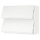 SEKTION Armoire murale horiz+2ptes, blanc/Voxtorp blanc mat, 36x15x30 "