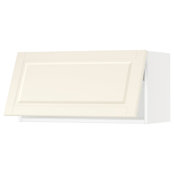 SEKTION Armoire murale horizontale, blanc/Bodbyn blanc cassé, 30x15x15 "