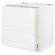 SEKTION / MAXIMERA Arm inf évier/tri/2 faces, blanc/Axstad blanc mat, 30x24x30 "