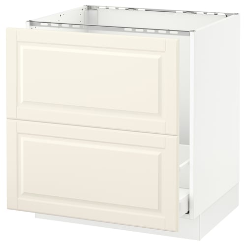 SEKTION / MAXIMERA Arm inf évier/tri/2 faces, blanc/Bodbyn blanc cassé, 30x24x30 "