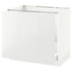 SEKTION / MAXIMERA Arm inf évier/tri/2 faces, blanc/Ringhult blanc, 36x24x30 "