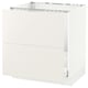SEKTION / MAXIMERA Arm inf évier/tri/2 faces, blanc/Veddinge blanc, 30x24x30 "