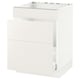 SEKTION / MAXIMERA Arm inf évier/tri/3 faces, blanc/Veddinge blanc, 24x24x30 "