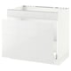 SEKTION / MAXIMERA Arm inf évier/tri/4 faces, blanc/Ringhult blanc, 36x24x30 "