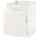 SEKTION / MAXIMERA Arm inf évier/tri/4 faces, blanc/Veddinge blanc, 24x24x30 "