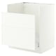 SEKTION / MAXIMERA Arm inf pr évier TALLSJÖN, blanc/Aspudden blanc mat, 30x24x30 "
