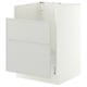 SEKTION / MAXIMERA Arm inf pr évier TALLSJÖN, blanc/Aspudden gris clair, 24x24x30 "