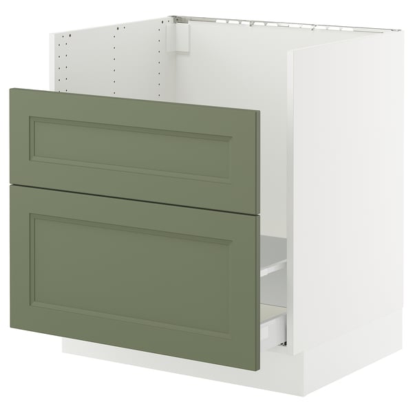 SEKTION / MAXIMERA Arm inf pr évier TALLSJÖN, blanc/Axstad gris-vert, 30x24x30 "