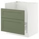 SEKTION / MAXIMERA Arm inf pr évier TALLSJÖN, blanc/Axstad gris-vert, 30x24x30 "