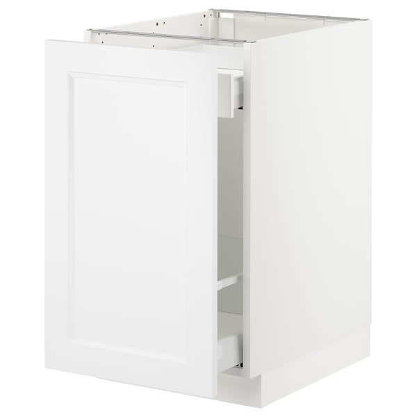 SEKTION / MAXIMERA Arm inf tri/1 pte, blanc/Axstad blanc mat, 18x24x30 "