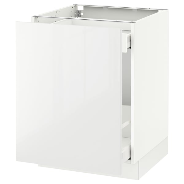 SEKTION / MAXIMERA Arm inf tri/1 pte, blanc/Ringhult blanc, 24x24x30 "