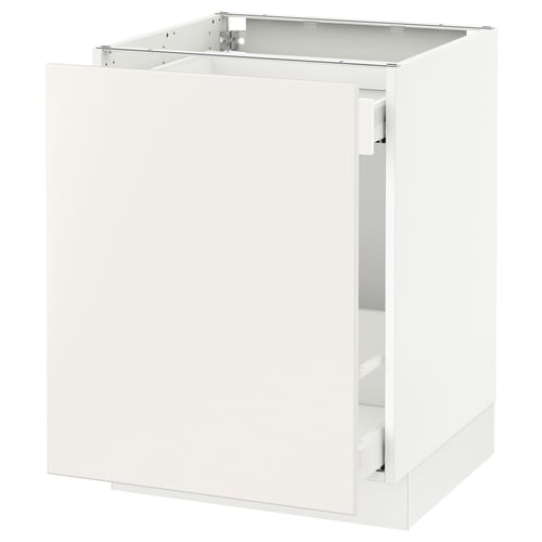 SEKTION / MAXIMERA Arm inf tri/1 pte, blanc/Veddinge blanc, 24x24x30 "