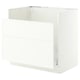 SEKTION / MAXIMERA Armoir inf pr évier HAVSEN/p tri/2f, blanc/Aspudden blanc mat, 36x24x30 "