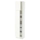 SEKTION / MAXIMERA Armoire haute+2 ptes/tablettes/5tir, blanc/Aspudden blanc mat, 18x15x80 "