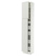 SEKTION / MAXIMERA Armoire haute+2 ptes/tablettes/5tir, blanc/Aspudden gris clair, 18x15x90 "
