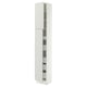 SEKTION / MAXIMERA Armoire haute+2 ptes/tablettes/5tir, blanc/Aspudden gris clair, 15x15x90 "