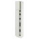 SEKTION / MAXIMERA Armoire haute+2 ptes/tablettes/5tir, blanc/Aspudden gris clair, 15x15x80 "
