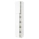 SEKTION / MAXIMERA Armoire haute+2 ptes/tablettes/5tir, blanc Enköping/blanc effet bois, 18x15x90 "