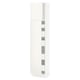 SEKTION / MAXIMERA Armoire haute+2 ptes/tablettes/5tir, blanc/Veddinge blanc, 18x15x80 "