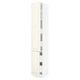 SEKTION / MAXIMERA Armoire haute+2portes/tabl/4tiroirs, blanc/Bodbyn blanc cassé, 15x24x90 "