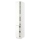 SEKTION / MAXIMERA Armoire haute+2portes/tabl/4tiroirs, blanc/Vallstena blanc, 15x24x90 "