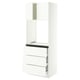 SEKTION / MAXIMERA Armoire haute four 3 tir/2 ptes, blanc/Aspudden blanc mat, 30x24x80 "