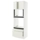 SEKTION / MAXIMERA Armoire haute four/m-o+2tir/2ptes, blanc/Veddinge blanc, 30x24x90 "