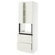 SEKTION / MAXIMERA Armoire haute m-o+2tir/2ptes, blanc/Veddinge blanc, 30x24x90 "