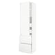 SEKTION / MAXIMERA Armoire haute porte/2 faces/4 tir, blanc/Voxtorp blanc mat, 24x24x90 "