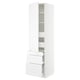 SEKTION / MAXIMERA Armoire haute porte/3 faces/5 tir, blanc/Axstad blanc mat, 24x24x90 "