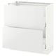 SEKTION / MAXIMERA Armoire inf 2 tir, blanc/Ringhult blanc, 30x15x30 "