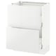 SEKTION / MAXIMERA Armoire inf 2 tir, blanc/Ringhult blanc, 24x15x30 "