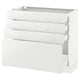 SEKTION / MAXIMERA Armoire inf 4 tir, blanc/Ringhult blanc, 36x15x30 "