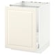 SEKTION / MAXIMERA Armoire inf évier/tri déchets, blanc/Bodbyn blanc cassé, 24x24x30 "